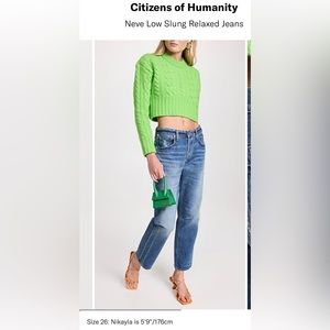 Citizens of Humanity
Neve Low Slung Relaxed Jeans